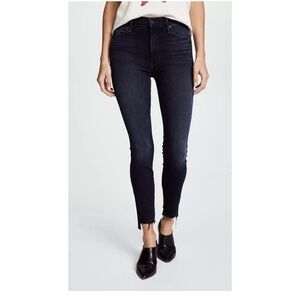 MOTHER Stunner Zip Two Step Ankle Fray Jeans in “Last call” Sz 25